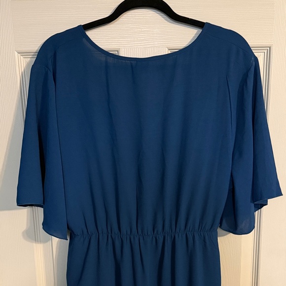 Elegant Blue Maxi Dress - Picture 5 of 7